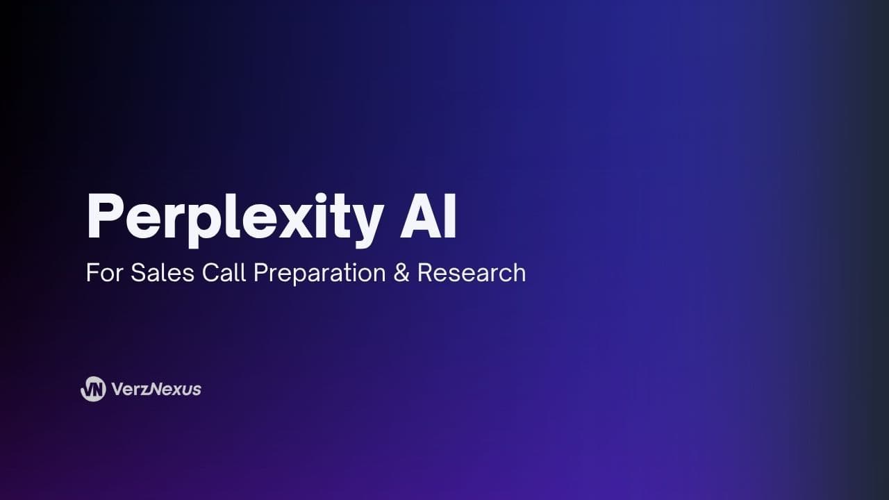 Sales Reps Are Using Perplexity to Prep for Calls, Here’s How