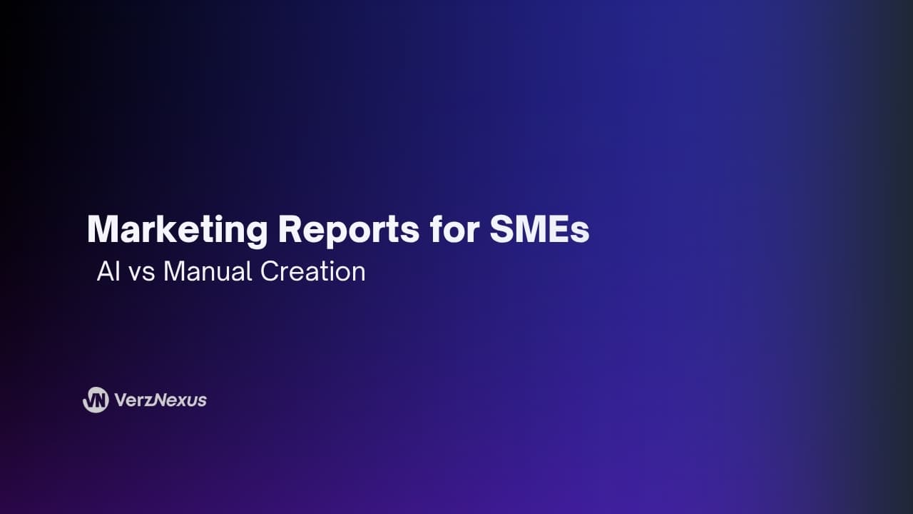AI vs Manual Marketing Reports for SMEs in 2025