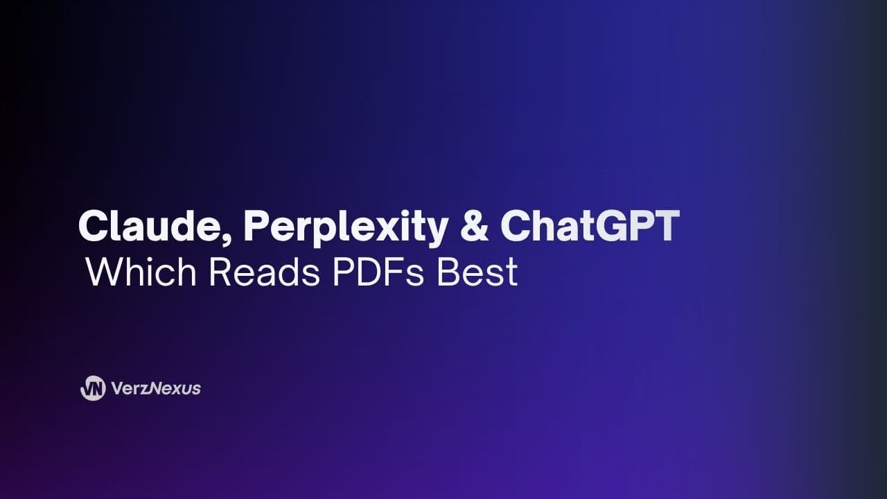 Claude, Perplexity, GPT: Which AI Handles PDFs Best?