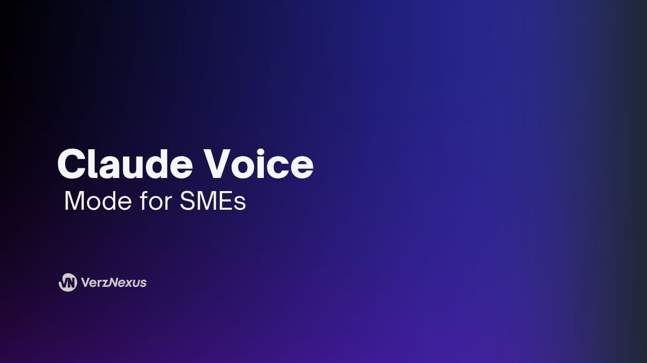 Claude's Voice Mode: What It Means for SME Workflows